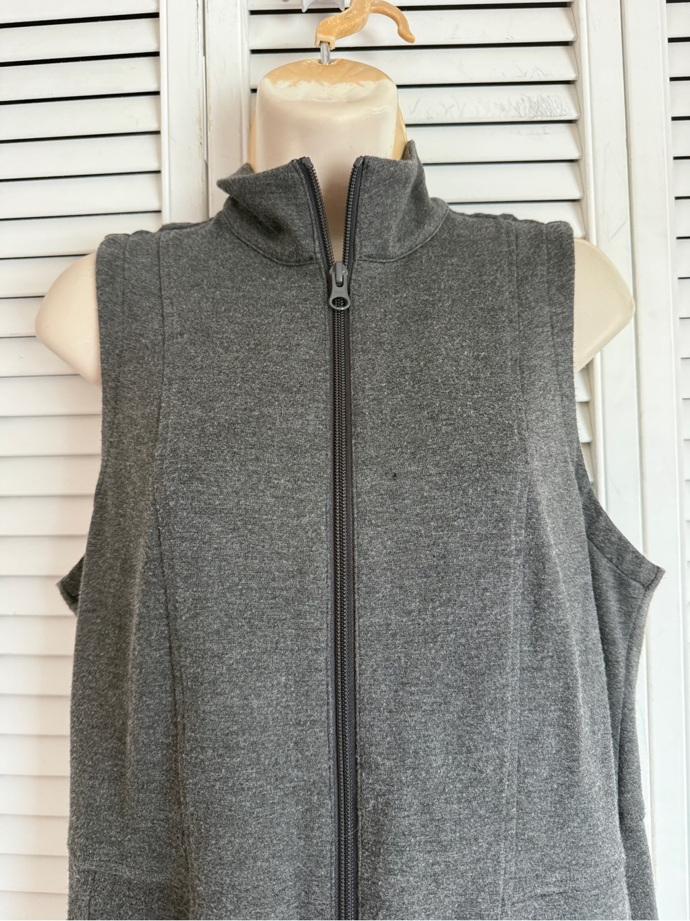 Title Nine Zip Up Dress Passport Ponte Stretch Sleeveless Large High Neck Golf - Picture 6 of 11
